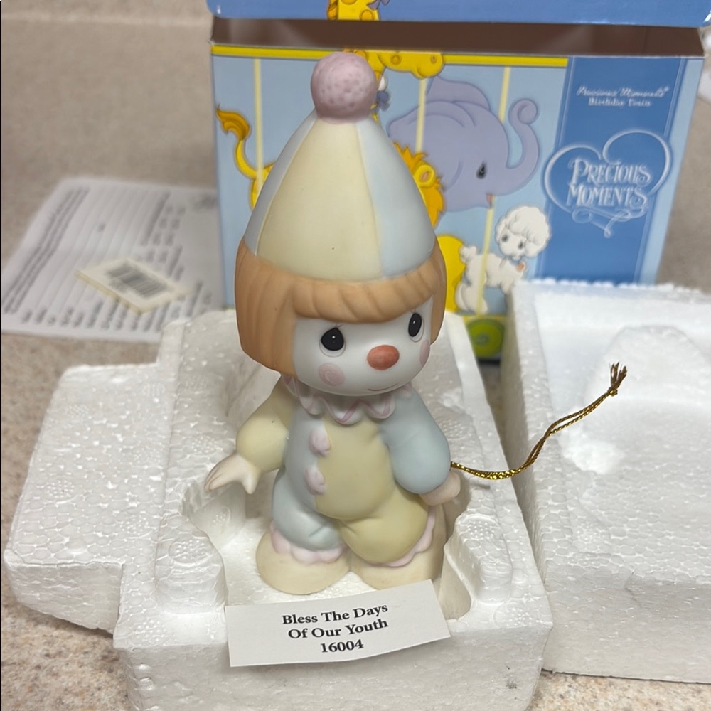 Precious Moments Birthday Clown Figurine